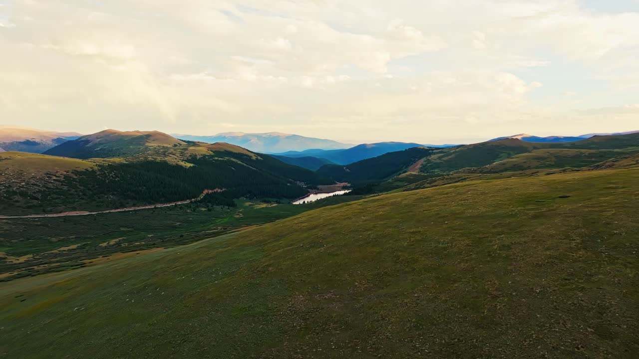 Clear Lake reservoir along the scenic Guanella Pass Road in Clear Creek County