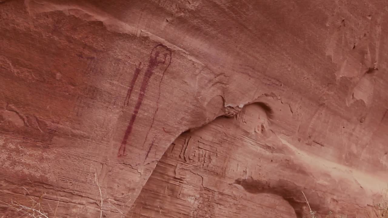 Native American rock art in southern Utah.