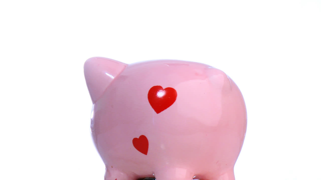 la alcancía está girando.