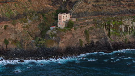 beyond abandonment: aerial odyssey of casa hamilton in tenerife