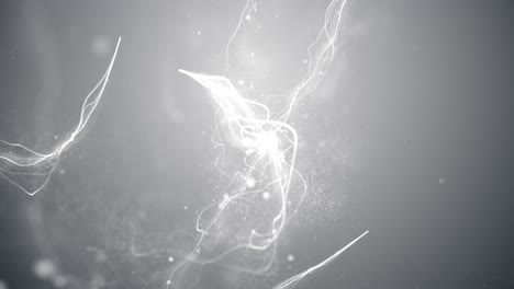 stelle luccicanti con tracce scintillanti luce polvere caotica