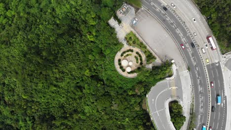 la carretera de hong kong, el camino de lung cheung.