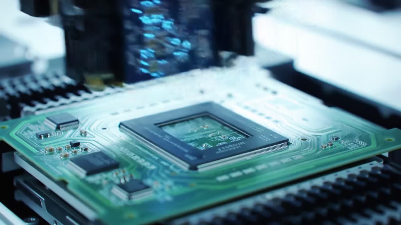 Computer Chip Assembly Process