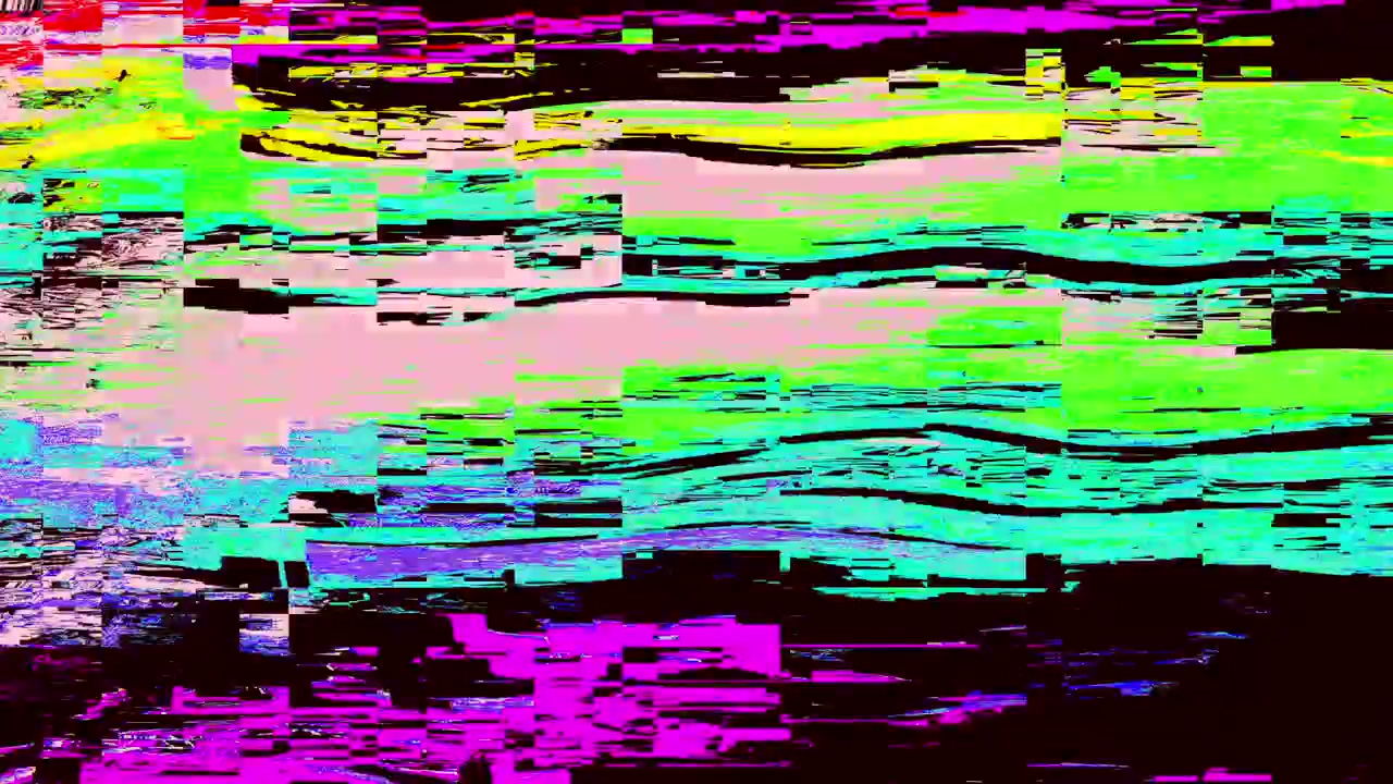 Digital Glitch and Signal Interference Abstract Background