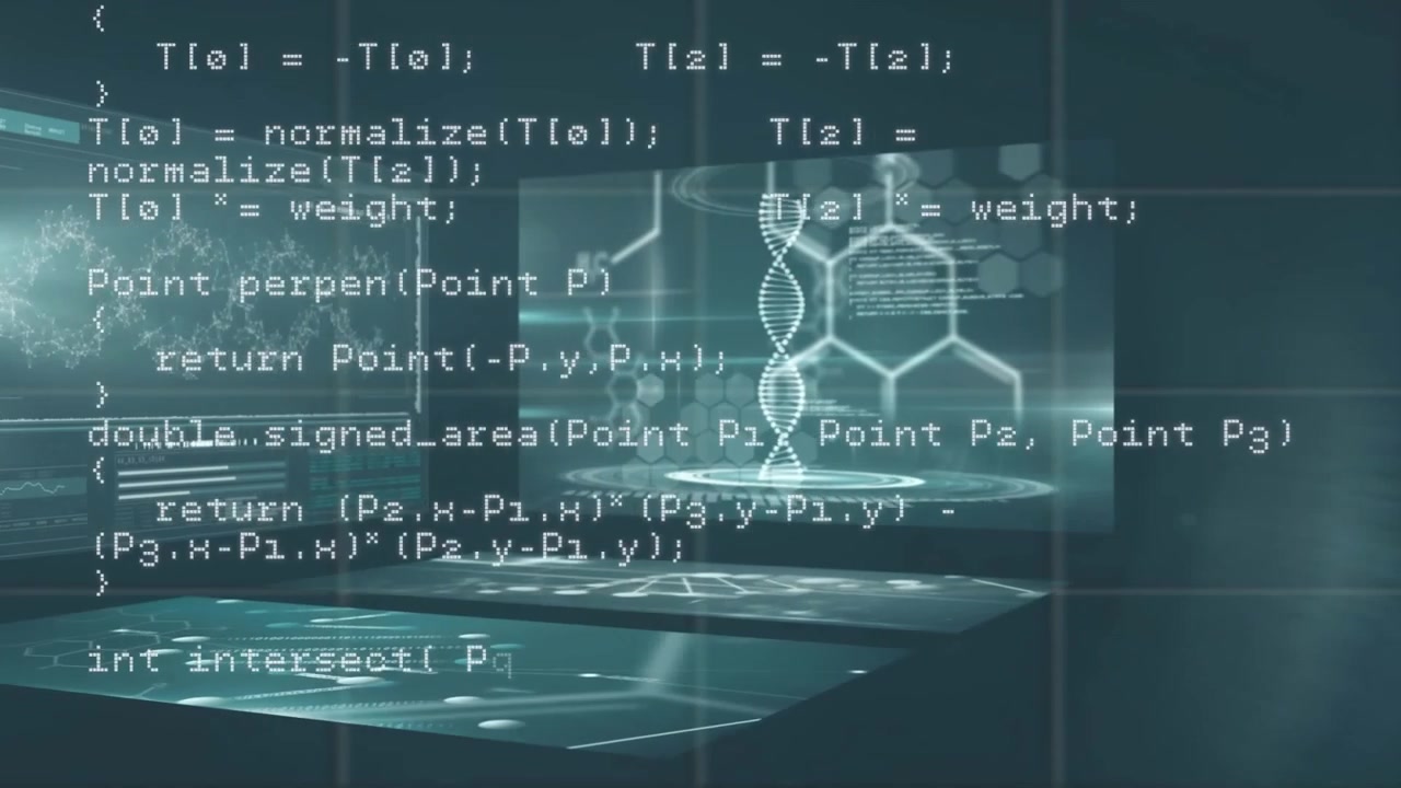 Animation of screens with medical data processing