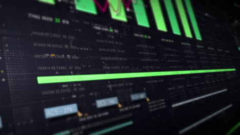 visuales de datos dinámicos para gráficos de información de negocios, gráficos animados e insights basados en datos para una maqueta de reunión de negocios. explore el mundo del comercio, las bolsas de valores y la criptografía