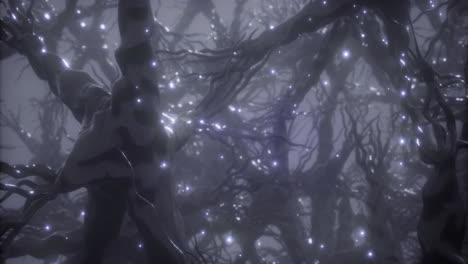in an enchanting realm delicate neural connections intertwine glowing softly