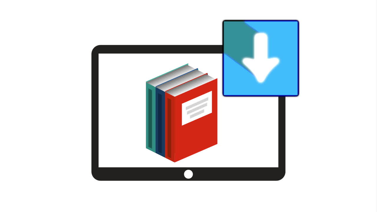 descargar diseño de libros electrónicos, animación de video