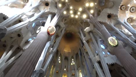 Decoración-De-La-Iglesia-De-La-Sagrada-Familia.-Barcelona,-España