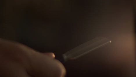 sharpening a blade