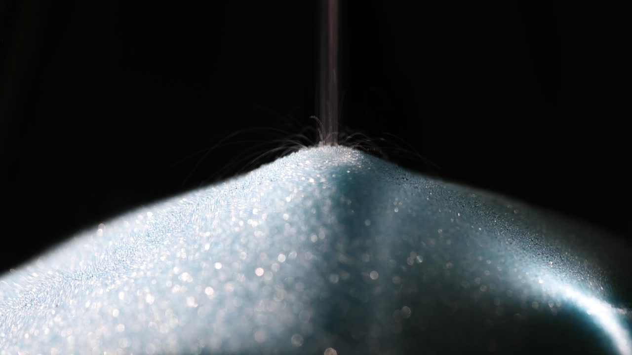 모래시계 의 클로즈업