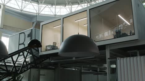 modern office interior with container design
