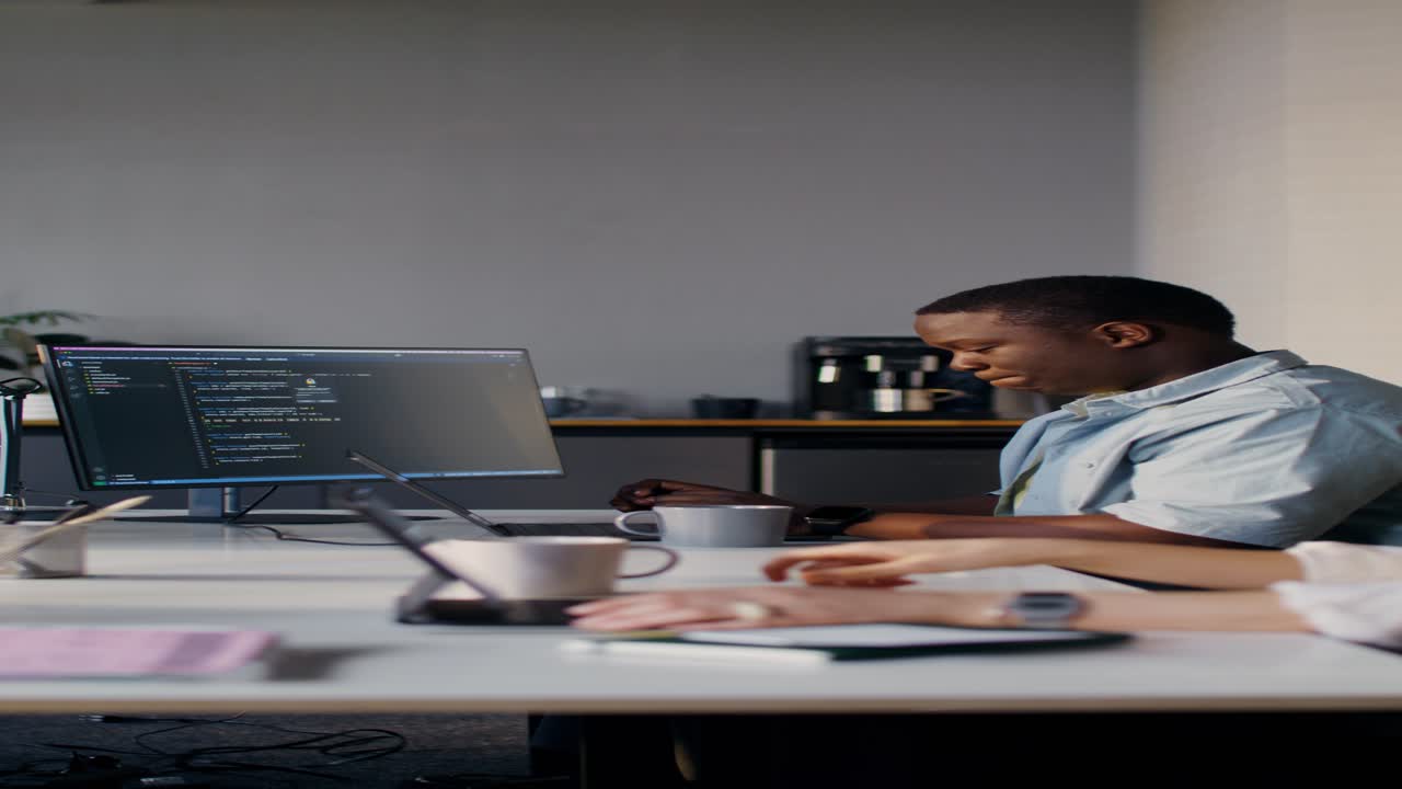 Team Collaboration in a Modern Office