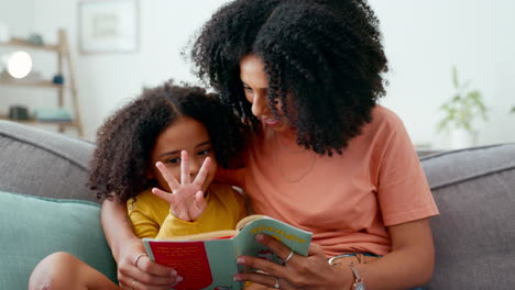 Book,-math-and-mother-and-child-reading