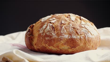 freshly baked bread loaf