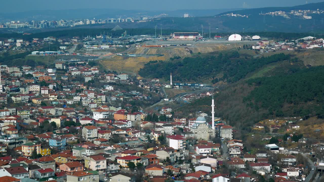 Bir Türk Şehrinin Havadan Görünümü