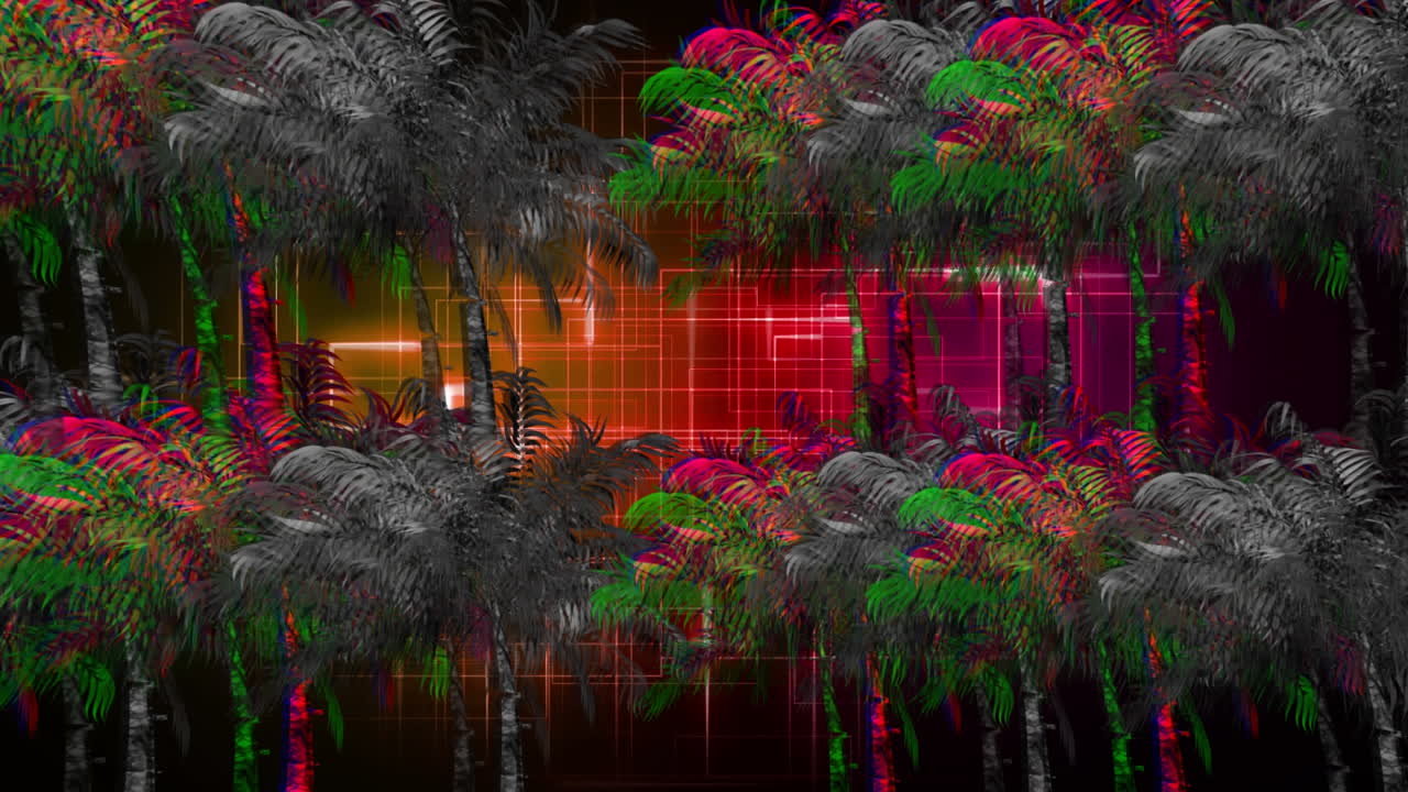 ⁇ 나무 와 사각형 패턴