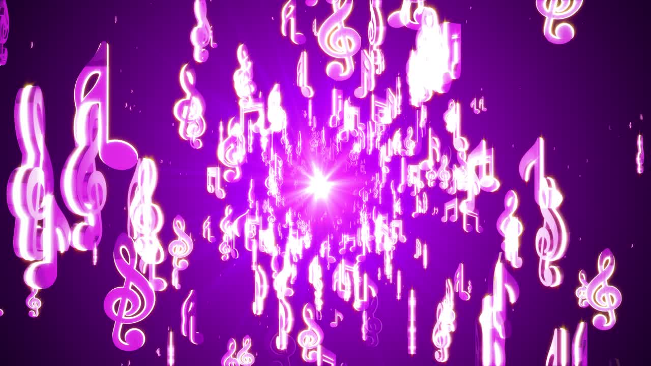 추상적인 음악 노트 배경