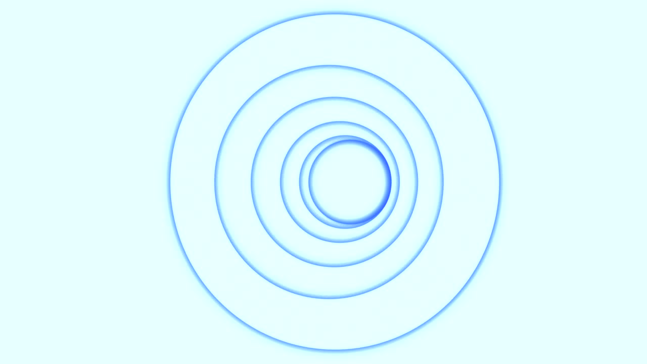 추상적인 밝은 파란색 원