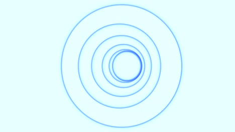 abstract light blue circles