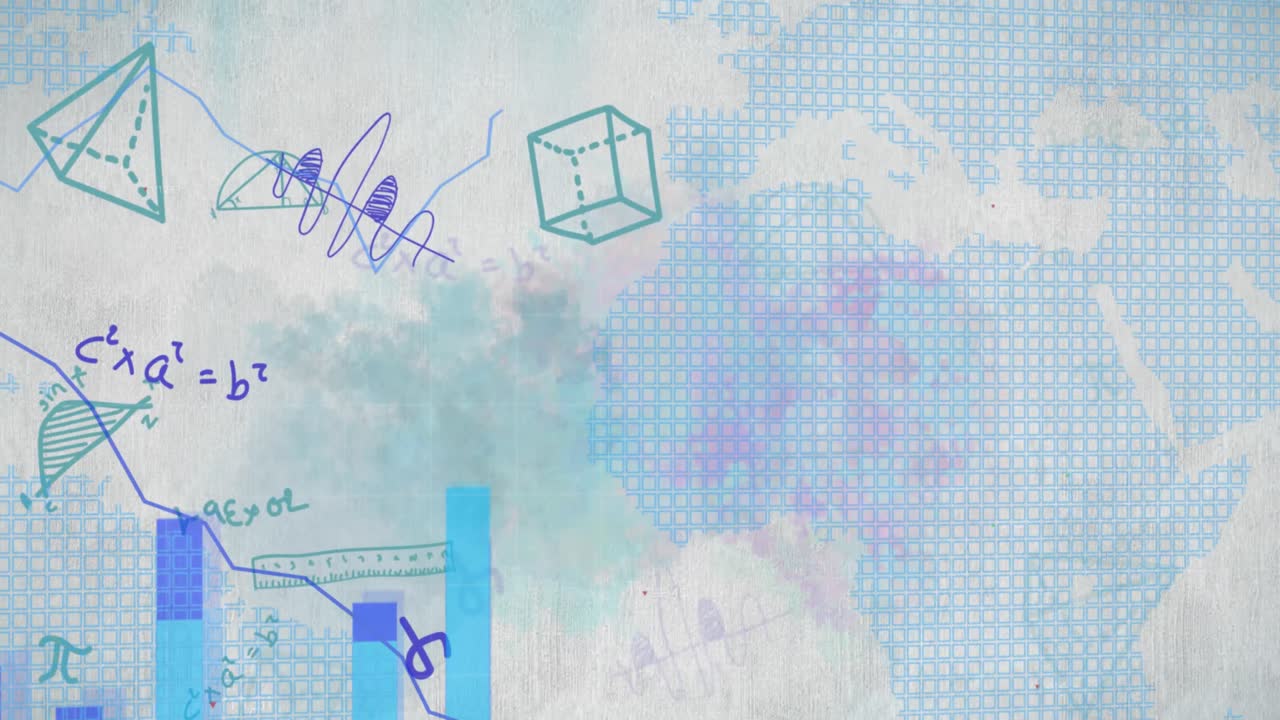 수학적 방정식에 대한 세계 지도에 대한 통계적 데이터 처리