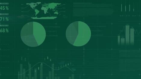 animation of person icon filled with words written on green background