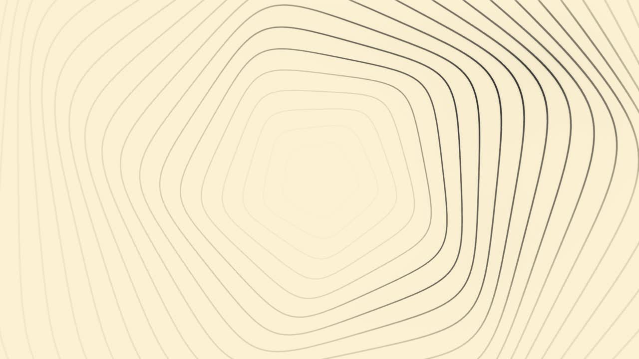 estrellas hipnóticas animadas que se extienden desde el centro de la pantalla a todos los lados y se convierten en siluetas onduladas. movimiento. hermosas líneas curvas estrechas que forman figuras ensanchadas, bucle sin costuras