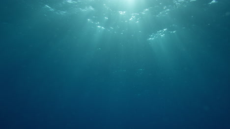 rayos de dios bajo el agua