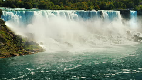 尼亞加拉瀑布 (niagara falls) 的景色