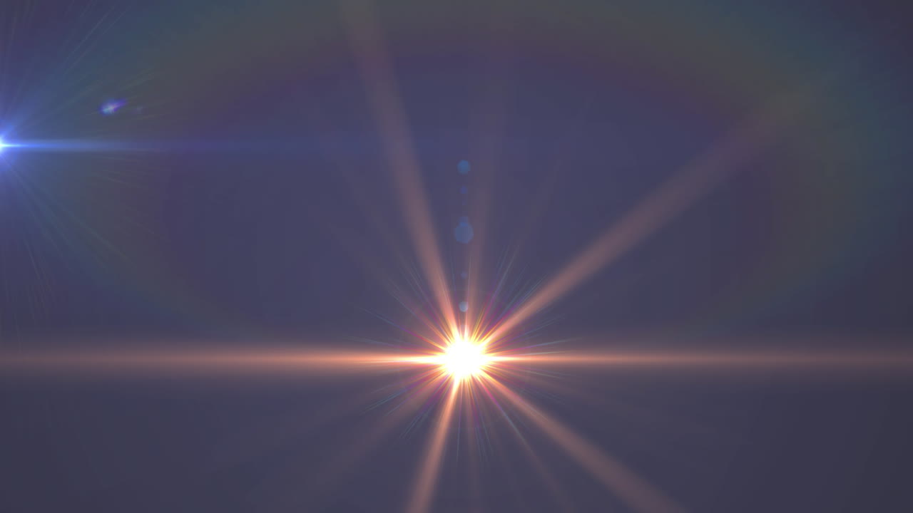 animación de rastros de luz y puntos sobre fondo negro