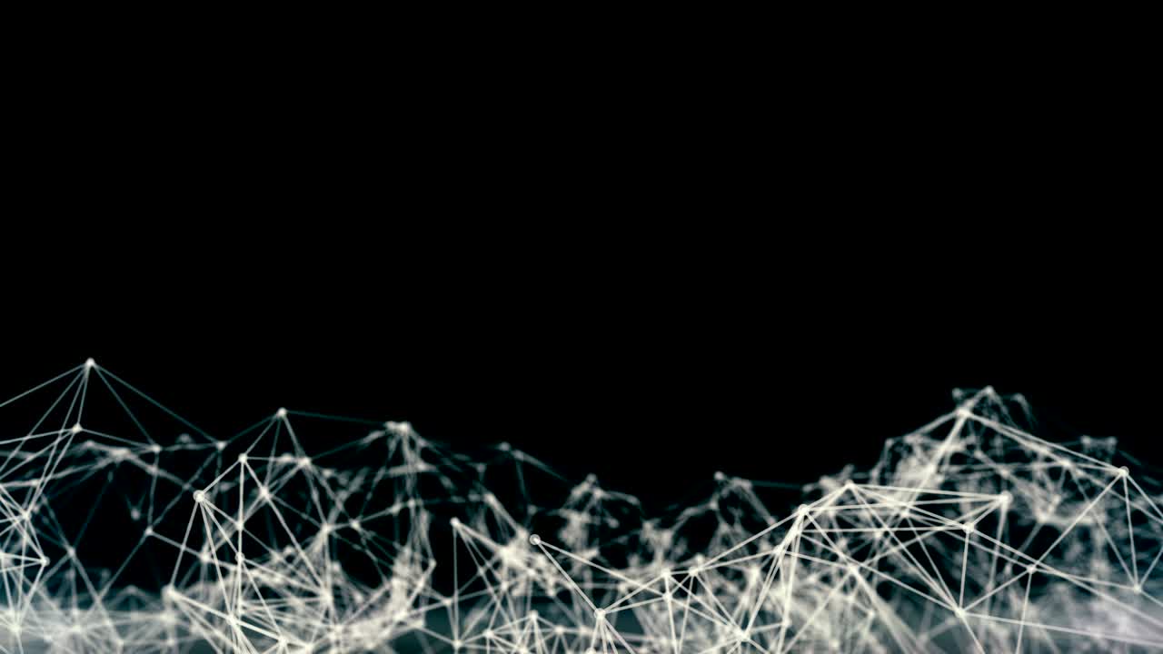 rede poligonal futurista com espaço de cópia.