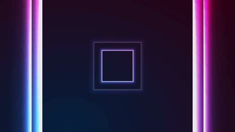 blue purple neon laser squares technology motion background