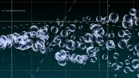 animación de globos sobre el procesamiento de datos