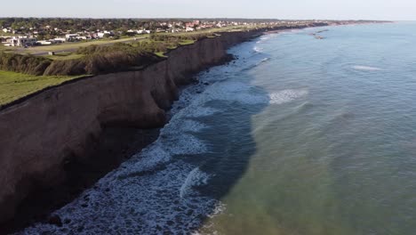 acantilados cliffs at mar del plata, argentine