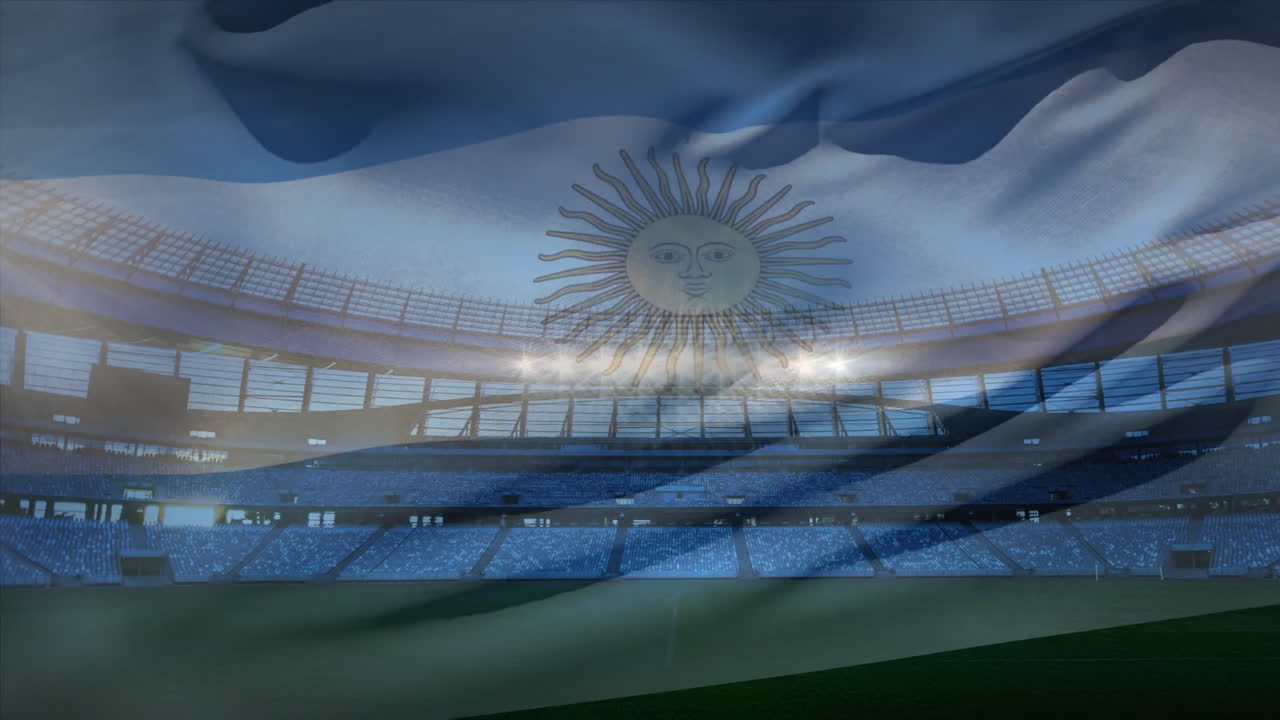 경기장 앞 에서  ⁇ 발 이 날아다니고 있다