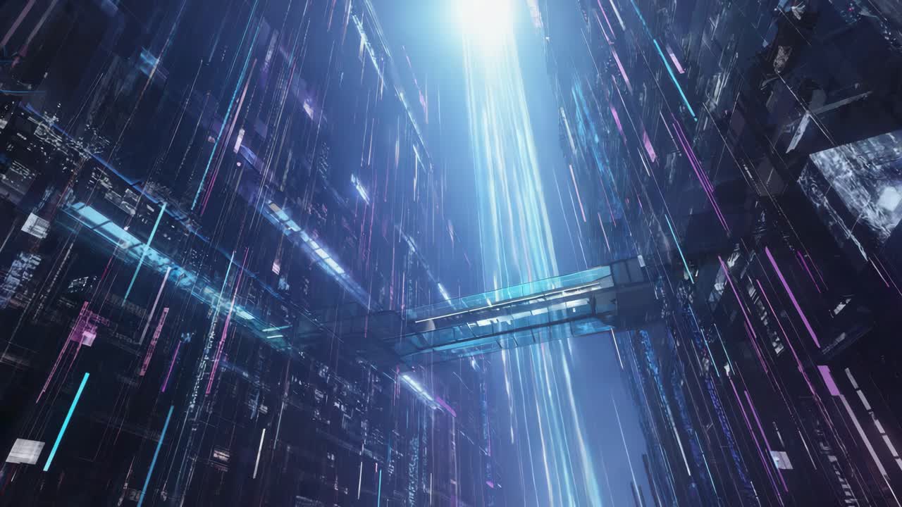 Futuristic Abstract Cityscape