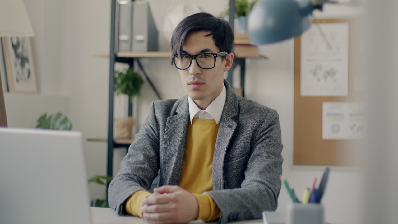 Man in an office setting