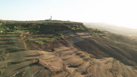 Aerial-Footage-of-Gozo,-Malta,-nature