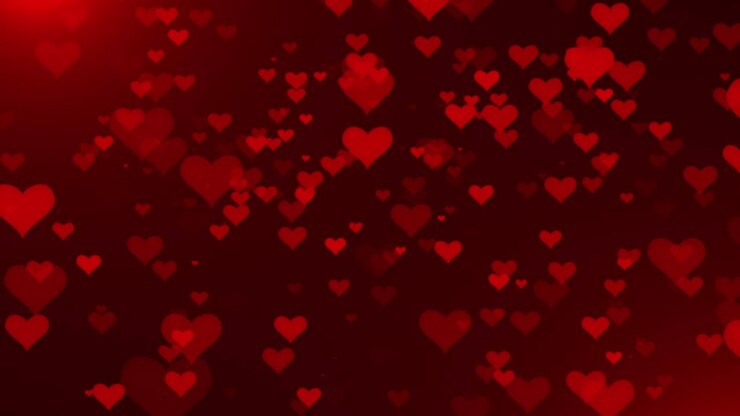Red Hearts Background