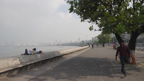 Horizonte-De-La-Ciudad-De-Mumbai-Desde-Marine-Drive-Walk-En-India-3