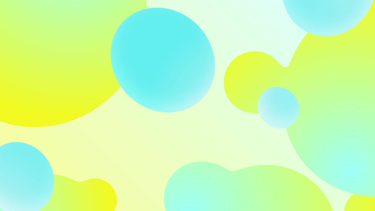 미래의 다채로운 액체의 애니메이션: 수성 액체 배경의 그라디언트