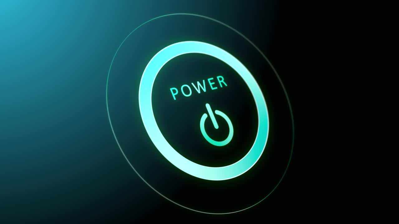 Pressing start engine button in modern car before driving animation starting car engine track button