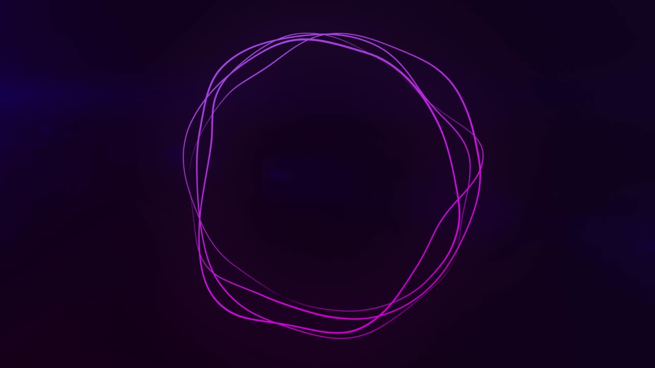 ultra hd 4k abstracto 3d render círculo de neón. rosado, círculos de neón rojo abstracto futurista fondo de movimiento de alta tecnología. video animación 3d. 3840x2160