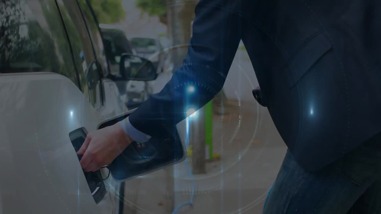 animación del globo y procesamiento de datos sobre personas que se dan la mano