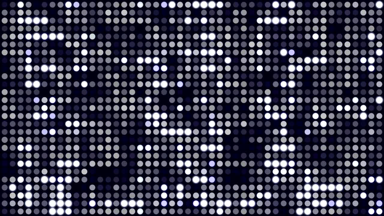 4k Digital Particles (Loopable) stock video