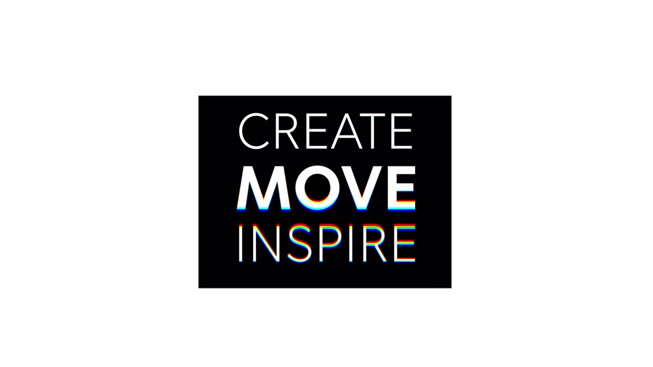 Dynamic Animated Text with Glitch Effect on White and Black Backgrounds