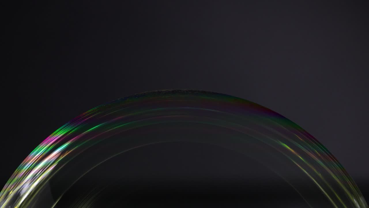 Colorful Soap Bubble Close-up