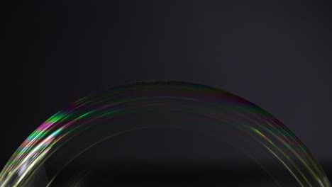 colorful soap bubble close-up