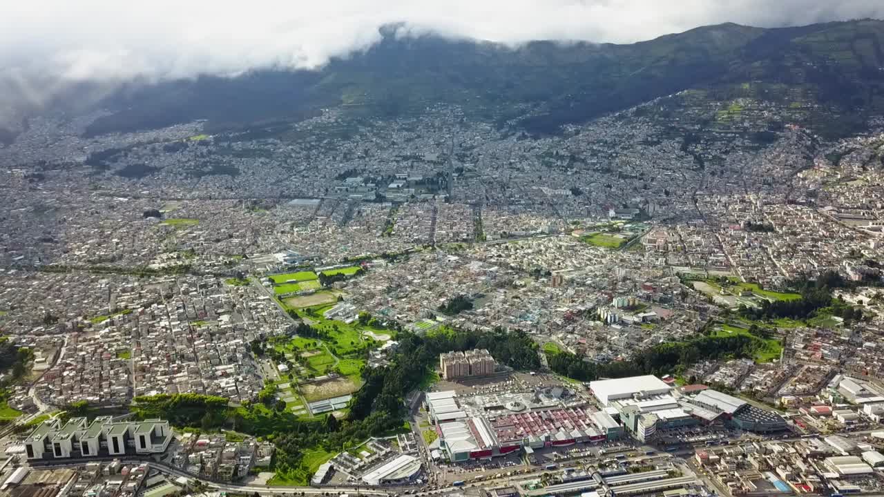 키토, 에콰도르의 조감도
