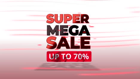 special offer super mega sale extra discount black friday 3d animation looped 4k 60fps